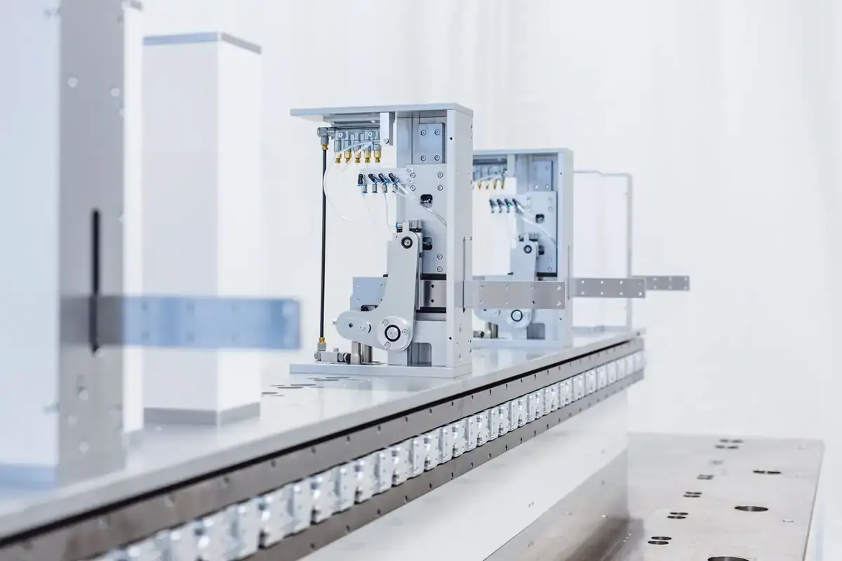 Automated assembly system with precise pneumatic and mechanical modules